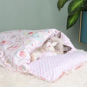 Saco de Dormir Cálido para Gatos