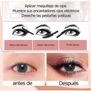 Máscara de pestañas 2 en 1 Super Larga duración Curl Extender 5D (Compre 1 y obtenga 1 gratis)