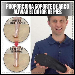 Plantillas para pies de soporte de arco