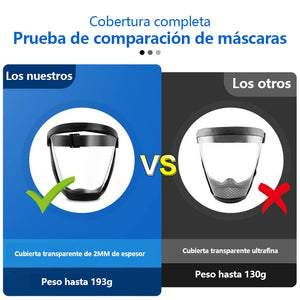 Máscara de protección antivaho de cara completa