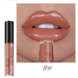 Brillo de Labio Impermeable de 12 Colores