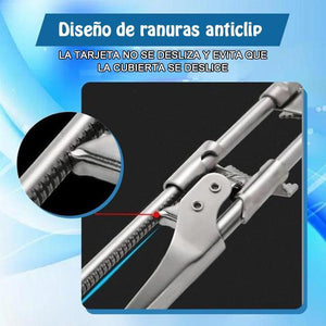Abrelatas de Acero Inoxidable Multifuncional Ajustable