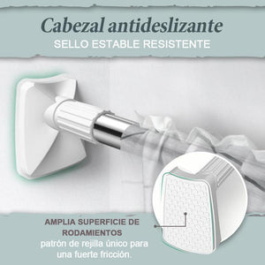 Varilla Telescópica Fijada a la Pared