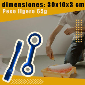 Limpiador de manguitos para rodillos de pintura