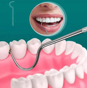 Juego de palillos de dientes de acero inoxidable, 7 piezas (compre 1, llévese 1 gratis)