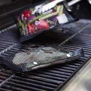 Bolsas Reutilizables de Rejilla Antiadherentes de Malla para Barbacoa