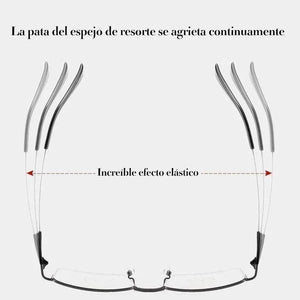 Gafas Progresivas de Titanio para Lectura de Uso dual Lejano y Cercano