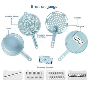 Picadora de Alimentos Fácil Multifuncional 9 en 1