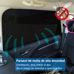 Parasoles universales de malla para coche