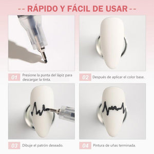 Pluma para pintar de uñas