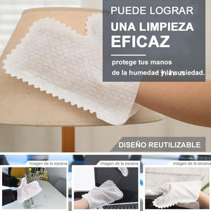 Guantes de recogida de polvo tejidos