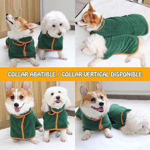 Albornoz superabsorbente para mascotas