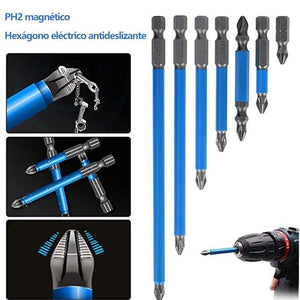 Taladro Magnético Antideslizante (7 Piezas)