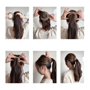Accesorios para el cabello nidos de pájaros perezosos