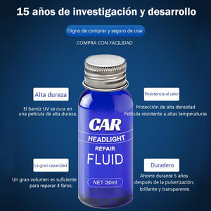 Líquido de reparación de faros