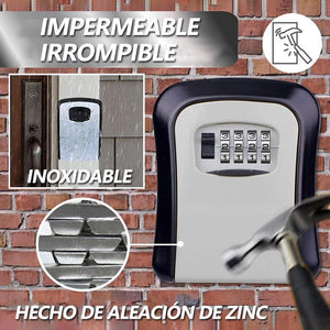 Caja de Seguridad de Llave Montada en la Pared