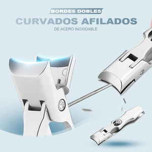 Cortaúñas portátil anti salpicaduras de bloqueo automático