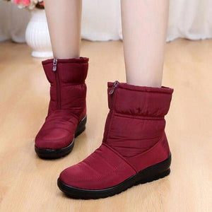 Botines de nieve para mujer - invierno cálido