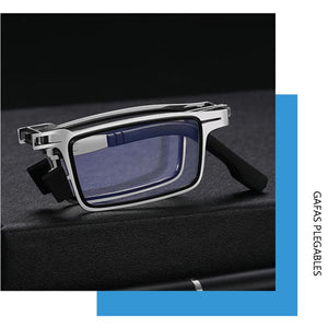 Gafas de lectura plegables sin tornillos anti-luz azul