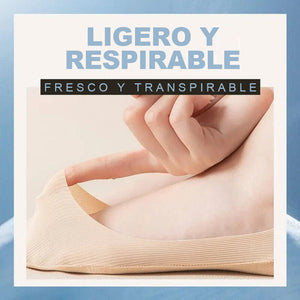 Calcetines invisibles antideslizantes de seda