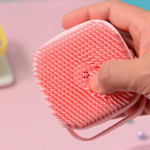 Cepillo Suave de Masaje de Baño de Silicona