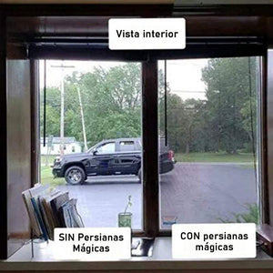 Membrana de vidrio de persiana de imitación