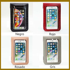 Bolsa de teléfono móvil con pantalla táctil portátil