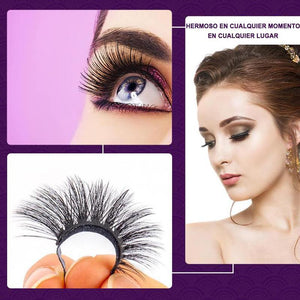 Delineador De Ojos Reutilizable Y Pegatinas Para Pestañas