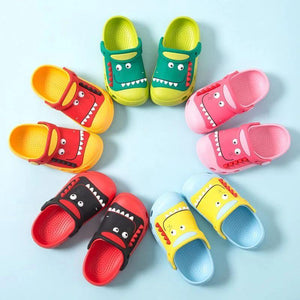 Zapatos con Agujeros de Dinosaurio para Niños