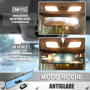 Espejo retrovisor curvo de amplio campo de visión