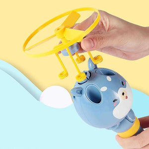 Helicóptero de Burbujas ¡Vuela sobre Pompas de Jabón!