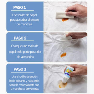 Limpiador de bolas de rodillo quitamanchas
