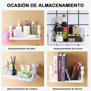 Estante de almacenamiento de cocina de baño