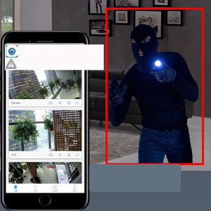 Bombilla de luz de cámara de seguridad WiFi