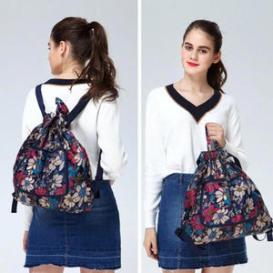 Mochila Multifuncional con Cordón