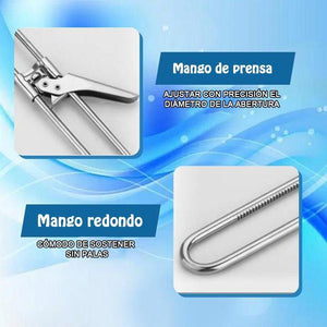 Abrelatas de Acero Inoxidable Multifuncional Ajustable