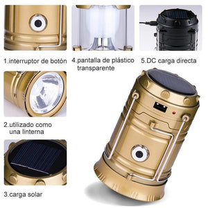 Multifuncional Luz de acampar al aire libre