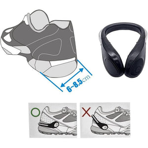 Luz de clip de zapato que emite luz LED (1 par)