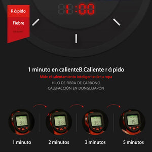 Chaqueta calefactada, invierno cálido, carga USB