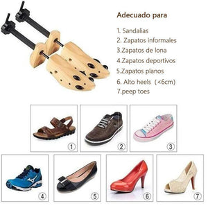 Tensor de Zapatos de Madera