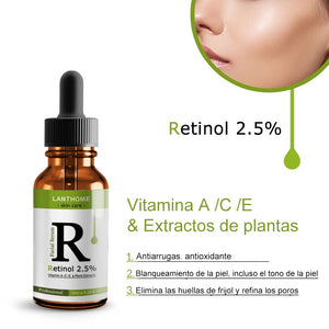 Suero hidratante de retinol, aclara las líneas finas