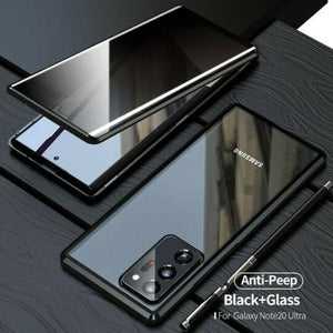 [2021 Nuevo Samsung] - Estuche para Teléfono de Vidrio Templado Anti-Peep con Protección Lateral