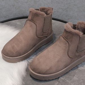 Botas de nieve planas elásticas