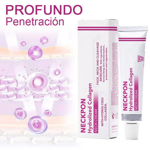Crema Renovadora de Colágeno Hidrolizado para el Cuello (COMPRE UNO LLÉVESE OTRO GRATIS (2UD) )