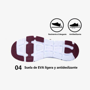 Zapatos para Caminar Ligeros, Transpirables y Elásticos para Mujer