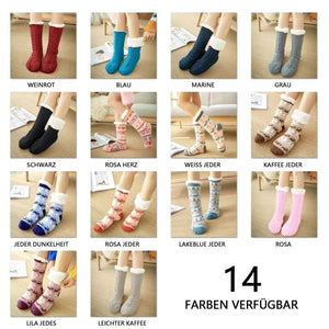 Calcetines Antideslizantes, Tejido de Felpa Extra Larga