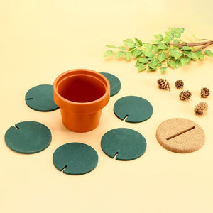 Posavasos antideslizante de cactus creativo