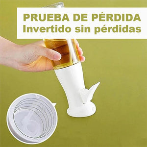 Botella de spray de aceite a presión de aire
