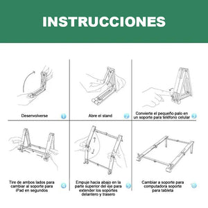 Soporte multifuncional 3 en 1