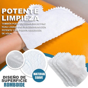Guantes de recogida de polvo tejidos
